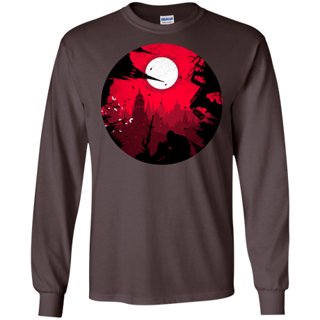 T-Shirts Dark Chocolate / S Embrace the Darkness Men's Long Sleeve T-Shirt