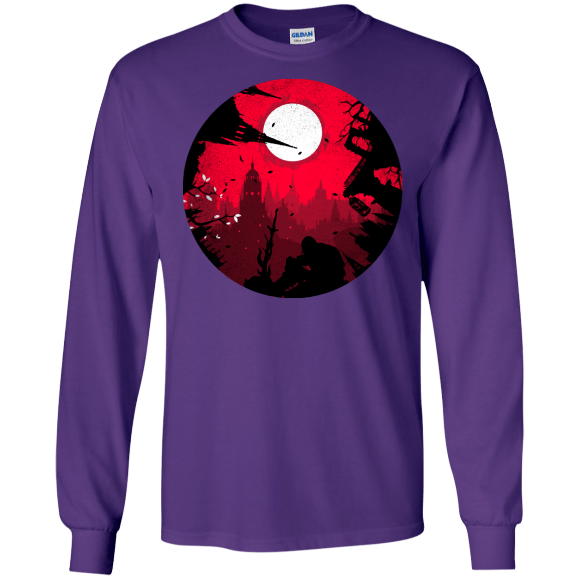 T-Shirts Purple / S Embrace the Darkness Men's Long Sleeve T-Shirt