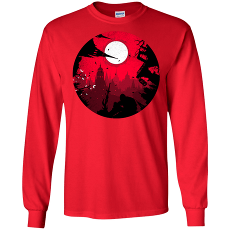 T-Shirts Red / S Embrace the Darkness Men's Long Sleeve T-Shirt