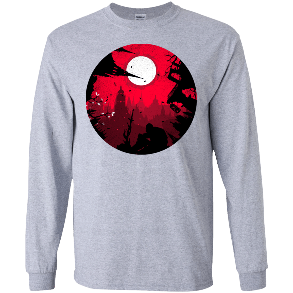 T-Shirts Sport Grey / S Embrace the Darkness Men's Long Sleeve T-Shirt