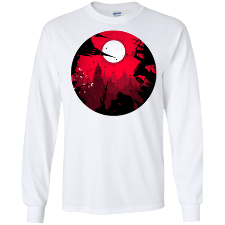 T-Shirts White / S Embrace the Darkness Men's Long Sleeve T-Shirt