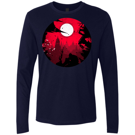 T-Shirts Midnight Navy / S Embrace the Darkness Men's Premium Long Sleeve
