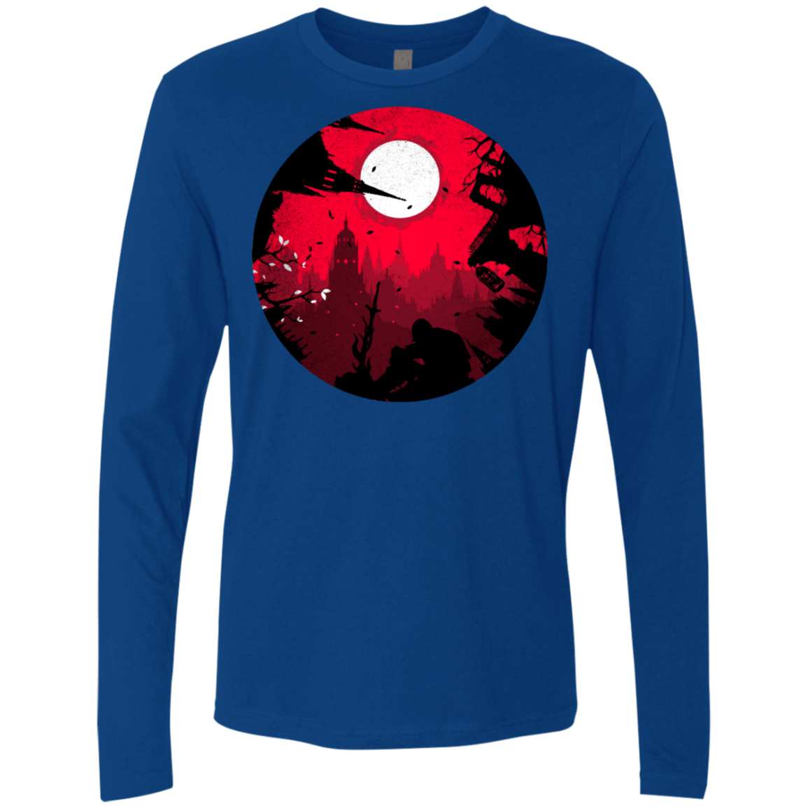 T-Shirts Royal / S Embrace the Darkness Men's Premium Long Sleeve