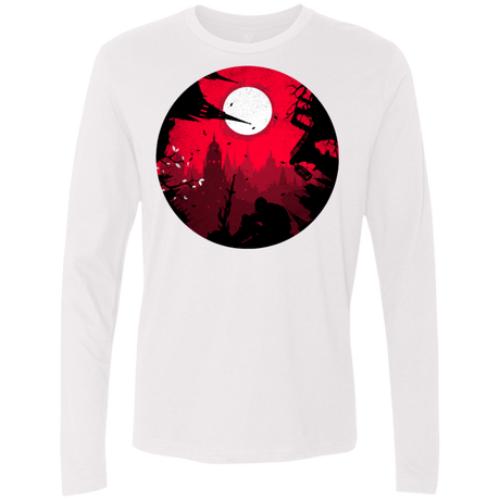 T-Shirts White / S Embrace the Darkness Men's Premium Long Sleeve