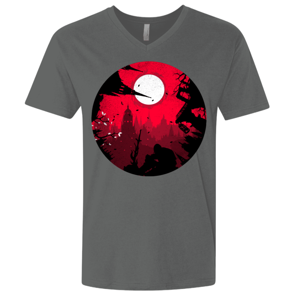 T-Shirts Heavy Metal / X-Small Embrace the Darkness Men's Premium V-Neck