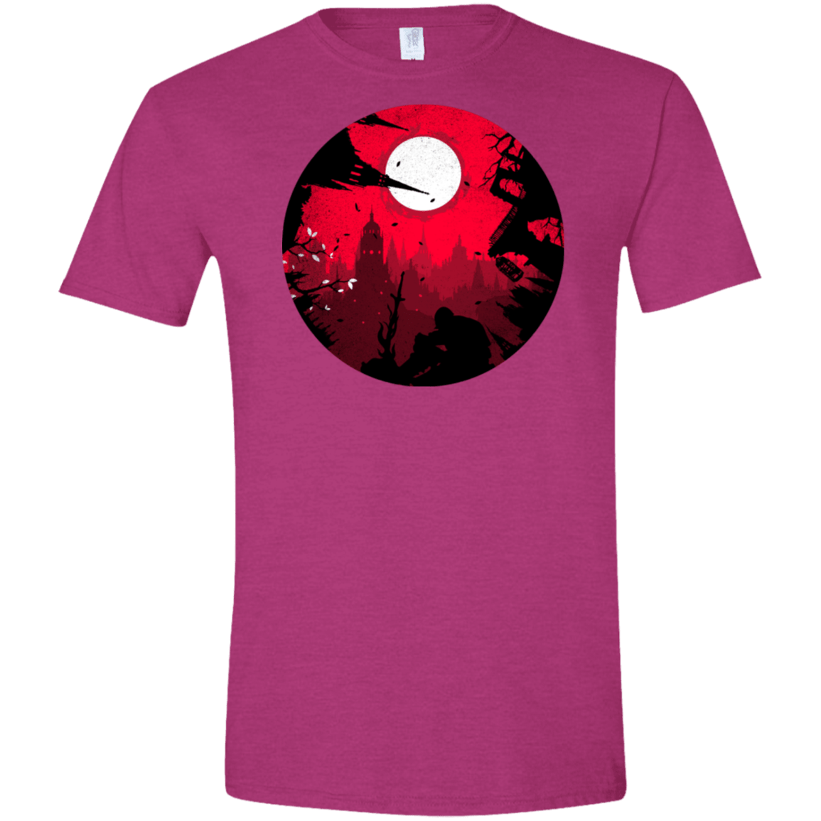 T-Shirts Antique Heliconia / S Embrace the Darkness Men's Semi-Fitted Softstyle