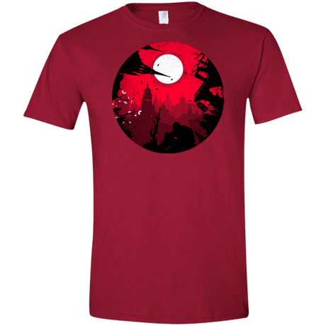 T-Shirts Cardinal Red / S Embrace the Darkness Men's Semi-Fitted Softstyle