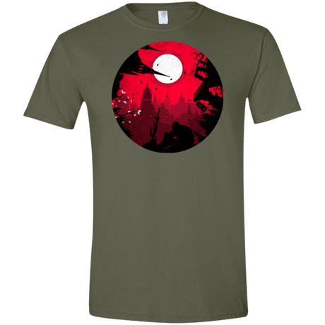 T-Shirts Military Green / S Embrace the Darkness Men's Semi-Fitted Softstyle
