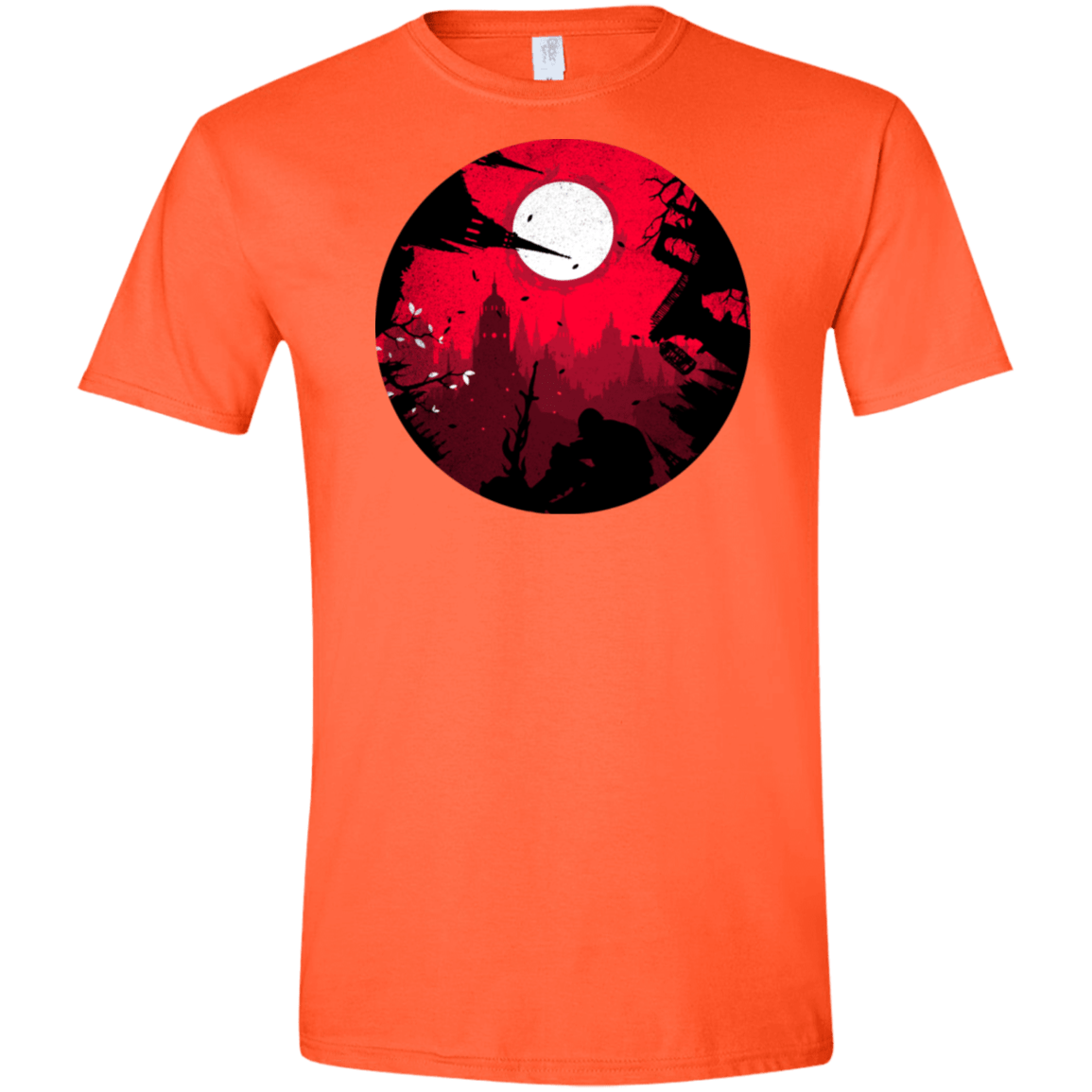 T-Shirts Orange / S Embrace the Darkness Men's Semi-Fitted Softstyle