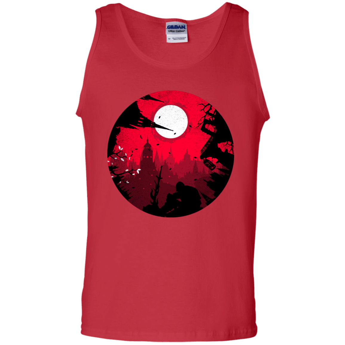 T-Shirts Red / S Embrace the Darkness Men's Tank Top