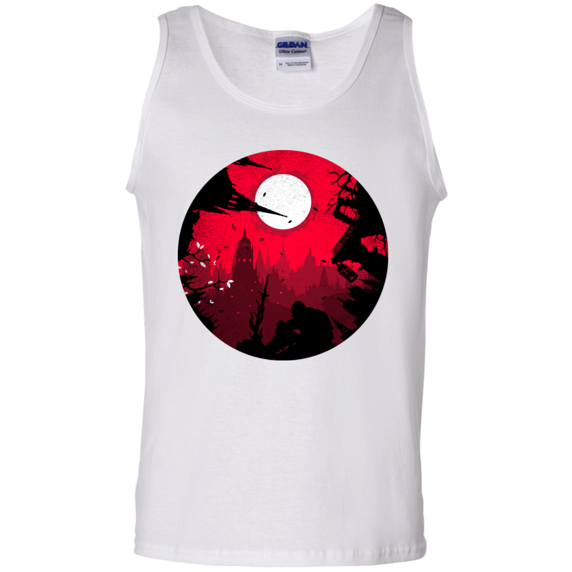 T-Shirts White / S Embrace the Darkness Men's Tank Top