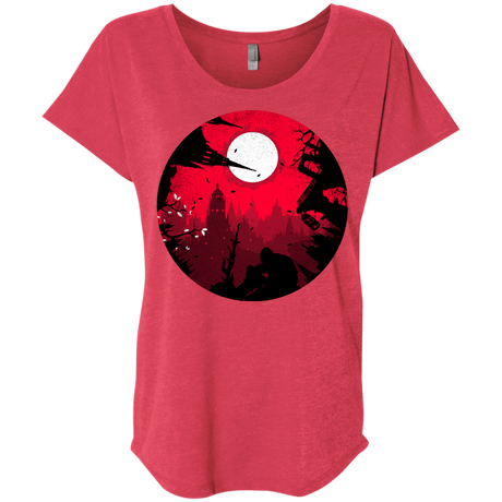 T-Shirts Vintage Red / X-Small Embrace the Darkness Triblend Dolman Sleeve