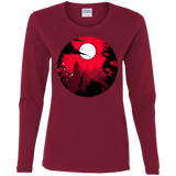T-Shirts Cardinal / S Embrace the Darkness Women's Long Sleeve T-Shirt