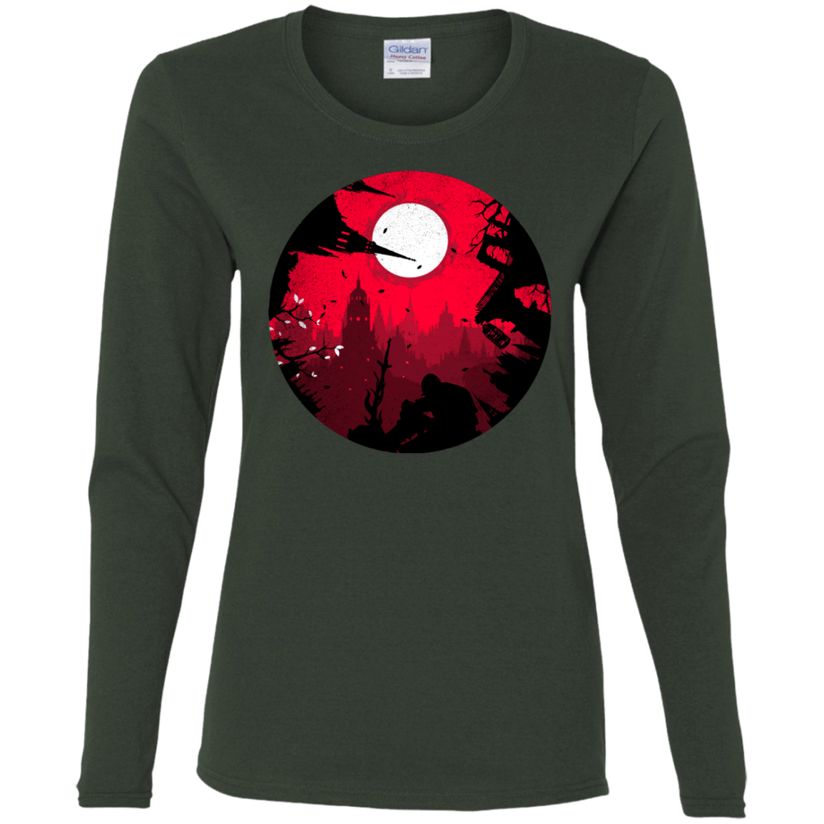 T-Shirts Forest / S Embrace the Darkness Women's Long Sleeve T-Shirt