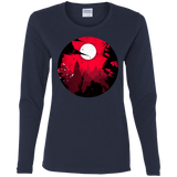 T-Shirts Navy / S Embrace the Darkness Women's Long Sleeve T-Shirt