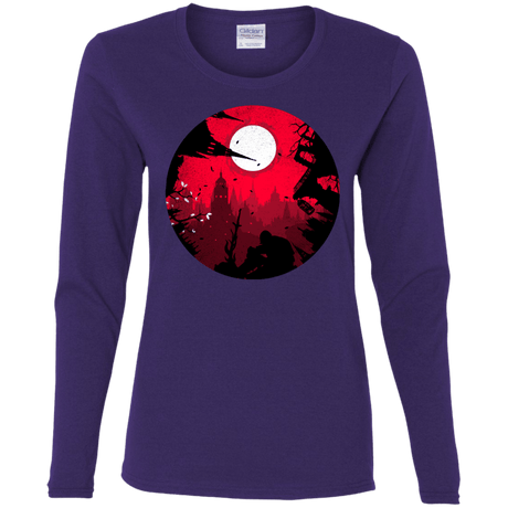 T-Shirts Purple / S Embrace the Darkness Women's Long Sleeve T-Shirt