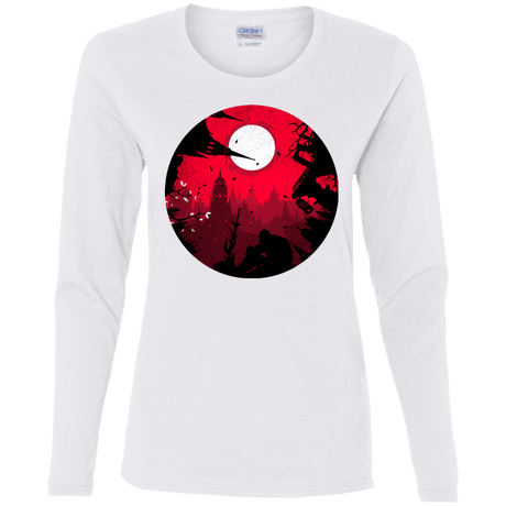 T-Shirts White / S Embrace the Darkness Women's Long Sleeve T-Shirt