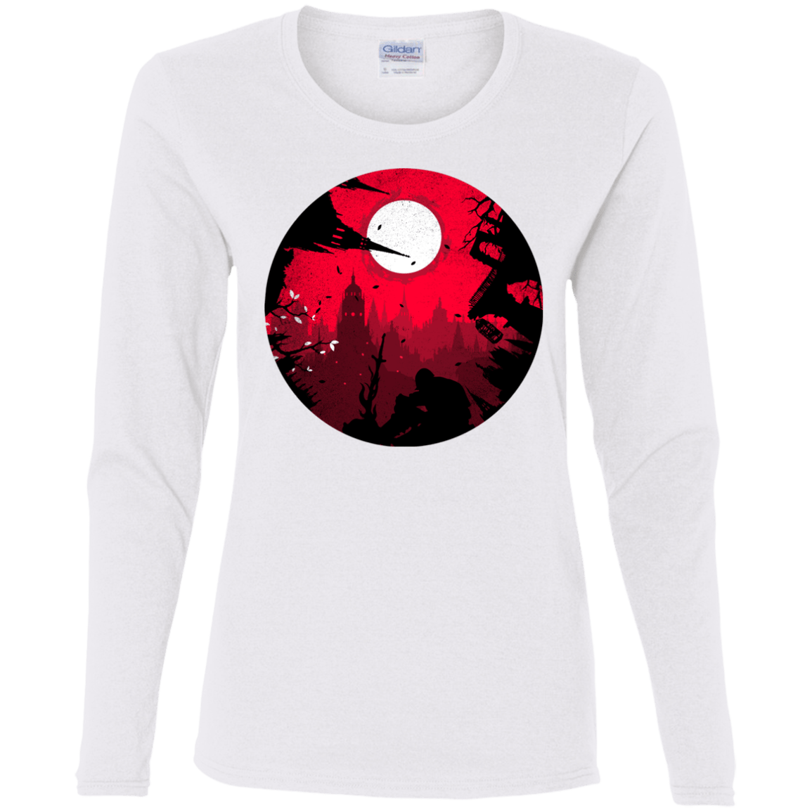 T-Shirts White / S Embrace the Darkness Women's Long Sleeve T-Shirt