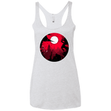 T-Shirts Heather White / X-Small Embrace the Darkness Women's Triblend Racerback Tank