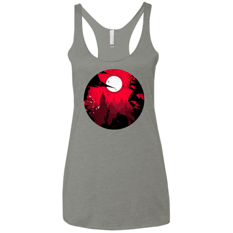 T-Shirts Venetian Grey / X-Small Embrace the Darkness Women's Triblend Racerback Tank