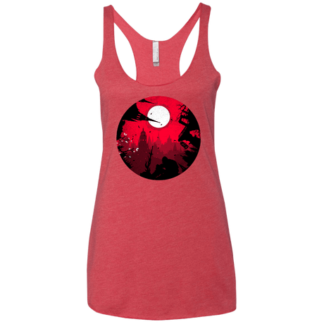 T-Shirts Vintage Red / X-Small Embrace the Darkness Women's Triblend Racerback Tank