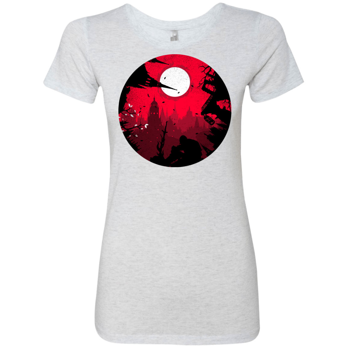 T-Shirts Heather White / S Embrace the Darkness Women's Triblend T-Shirt