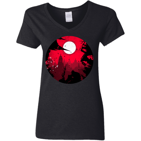 T-Shirts Black / S Embrace the Darkness Women's V-Neck T-Shirt