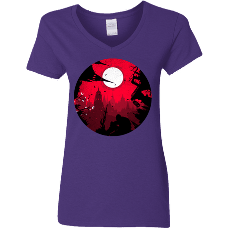 T-Shirts Purple / S Embrace the Darkness Women's V-Neck T-Shirt