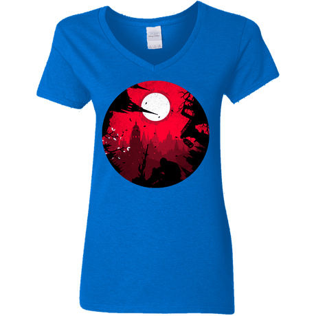 T-Shirts Royal / S Embrace the Darkness Women's V-Neck T-Shirt