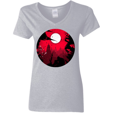 T-Shirts Sport Grey / S Embrace the Darkness Women's V-Neck T-Shirt