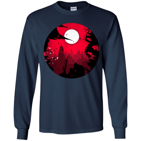 T-Shirts Navy / YS Embrace the Darkness Youth Long Sleeve T-Shirt