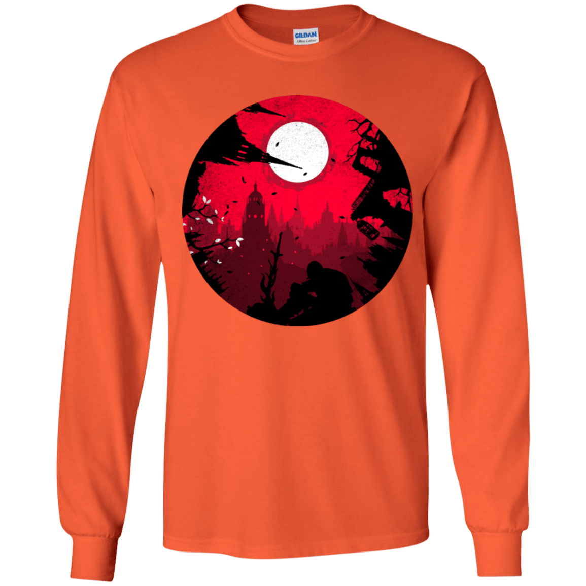 T-Shirts Orange / YS Embrace the Darkness Youth Long Sleeve T-Shirt