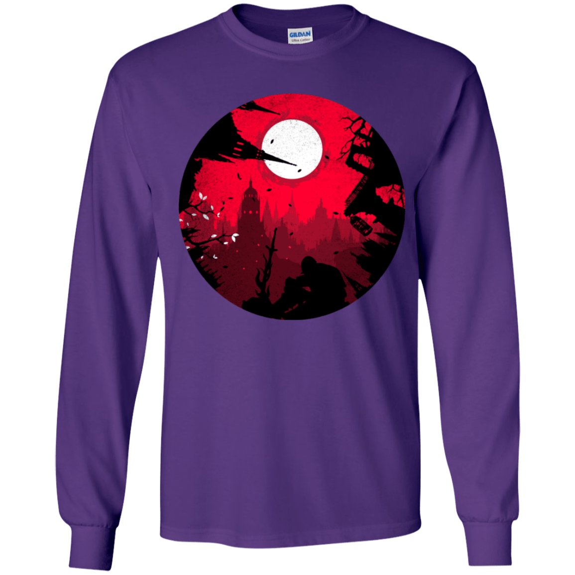T-Shirts Purple / YS Embrace the Darkness Youth Long Sleeve T-Shirt