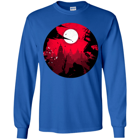 T-Shirts Royal / YS Embrace the Darkness Youth Long Sleeve T-Shirt