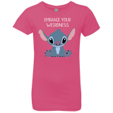 T-Shirts Hot Pink / YXS Embrace your weirdness Girls Premium T-Shirt