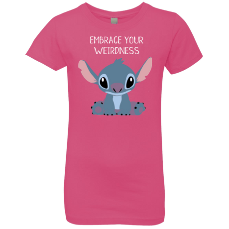 T-Shirts Hot Pink / YXS Embrace your weirdness Girls Premium T-Shirt