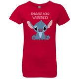 T-Shirts Red / YXS Embrace your weirdness Girls Premium T-Shirt