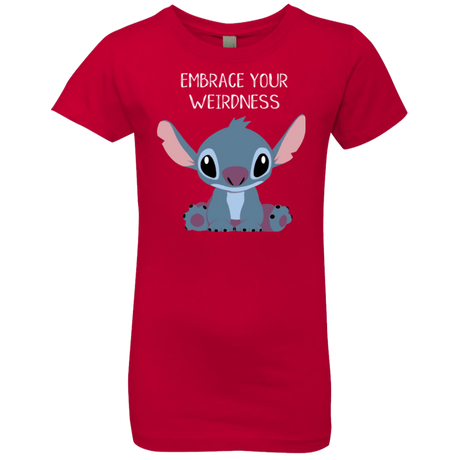 T-Shirts Red / YXS Embrace your weirdness Girls Premium T-Shirt