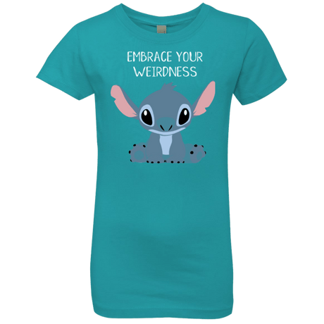 T-Shirts Tahiti Blue / YXS Embrace your weirdness Girls Premium T-Shirt