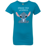 T-Shirts Turquoise / YXS Embrace your weirdness Girls Premium T-Shirt