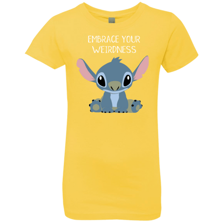 T-Shirts Vibrant Yellow / YXS Embrace your weirdness Girls Premium T-Shirt