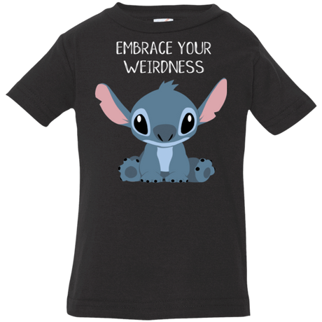 T-Shirts Black / 6 Months Embrace your weirdness Infant Premium T-Shirt