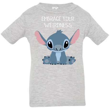 T-Shirts Heather Grey / 6 Months Embrace your weirdness Infant Premium T-Shirt