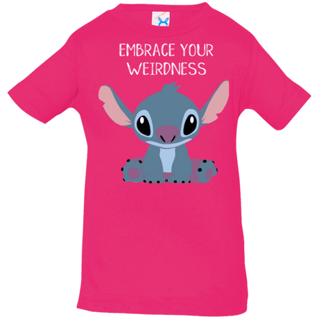 T-Shirts Hot Pink / 6 Months Embrace your weirdness Infant Premium T-Shirt