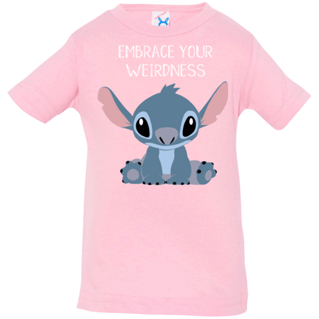 T-Shirts Pink / 6 Months Embrace your weirdness Infant Premium T-Shirt