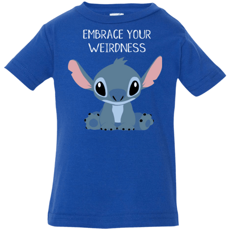 T-Shirts Royal / 6 Months Embrace your weirdness Infant Premium T-Shirt