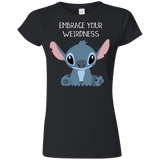 T-Shirts Black / S Embrace your weirdness Junior Slimmer-Fit T-Shirt