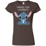 T-Shirts Dark Chocolate / S Embrace your weirdness Junior Slimmer-Fit T-Shirt