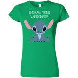 T-Shirts Irish Green / S Embrace your weirdness Junior Slimmer-Fit T-Shirt