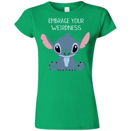 T-Shirts Irish Green / S Embrace your weirdness Junior Slimmer-Fit T-Shirt